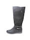 Plato Synthetic Leather Women's Boots with Zipper Black