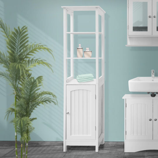 ECD Germany Mldesign Ντουλάπι Μπάνιου 40x32x160cm Λευκό