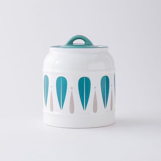 Melina's Collection Vaza Uz General cu capac ermetic Ceramică Alb 750ml