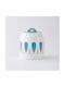 Melina's Collection Vaza Uz General cu capac ermetic Ceramică Alb 2500ml