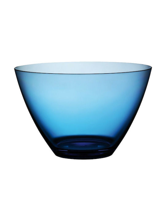 Mori 2A Servierschüssel Rund Kunststoff Blau mit Durchmesser 12cm