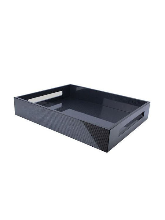 Addison Ross Dreptunghiular Tavă de Servire cu Mânere în Culoare Gri 40x35cm TR1009 1buc
