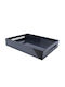 Addison Ross Dreptunghiular Tavă de Servire cu Mânere în Culoare Gri 40x35cm TR1009 1buc