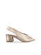 Peep Toe Gold Heels SS23