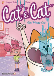 Cat and Cat , Girl Meets Cat