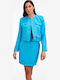 Enzzo Millay Short Women's Blazer Light Blue