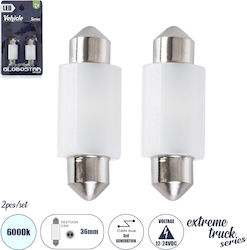 GloboStar Lampen Auto C5W Canbus LED 6000K Kalt...