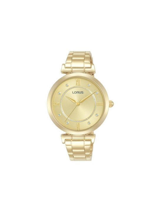 Lorus Watch Battery with Gold Metal Bracelet