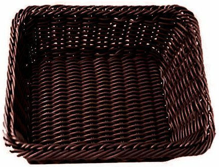 Homestyle Καλάθι Ψωμιού Ψάθινο σε Καφέ Χρώμα 24cm