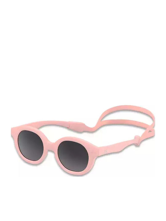 Izipizi #C Ochelari De Soare Pătrați Pentru Bebeluși Cu Lentile Polarized Pastel Roz Pentru 9-36 Luni
