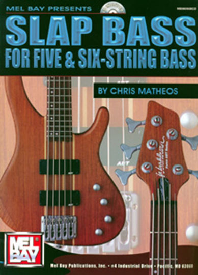 Mel Bay Slap Bass For Five & Six-string Bass (b/aud) Metodă de Învățare pentru Bas + CD