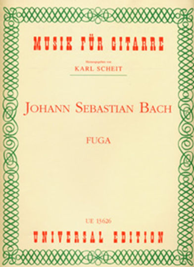 Universal Edition Bach J.s. - Fuga Sheet Music for Guitar / String Instruments