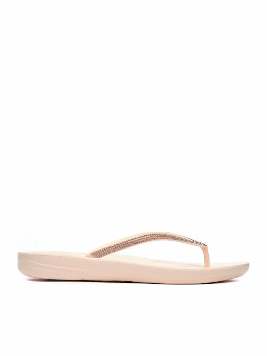 Iqushion Frauen Flip Flops in Rosa Farbe