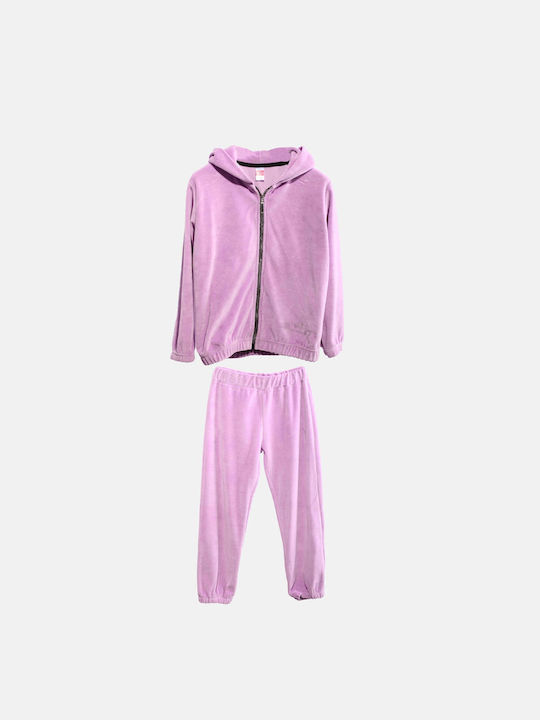 Joyce Kids Sweatpants Set Lilac 2pcs