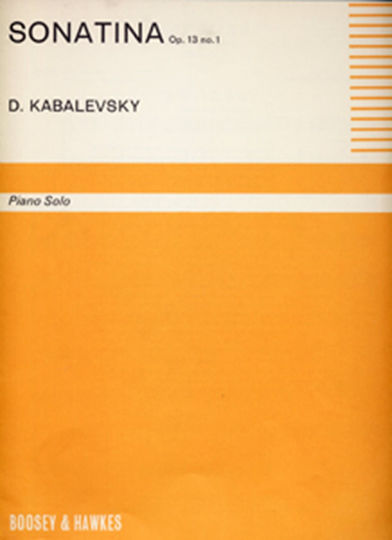 Boosey & Hawkes Kabalevsky - Sonatina Op 13 No.1 W003409005