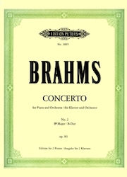 Edition Peters Brahms - Concerto No.1 Op 15 (dm) pentru Pian / Orchestra