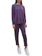 Passager Women's Blouse Long Sleeve Purple
