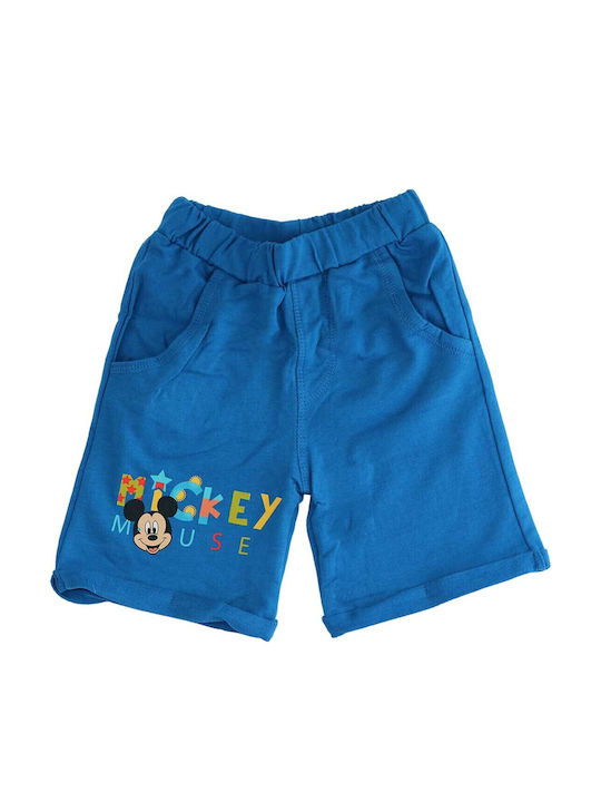 Kids' Shorts/Bermudas Fabric Mickey Mouse Blue