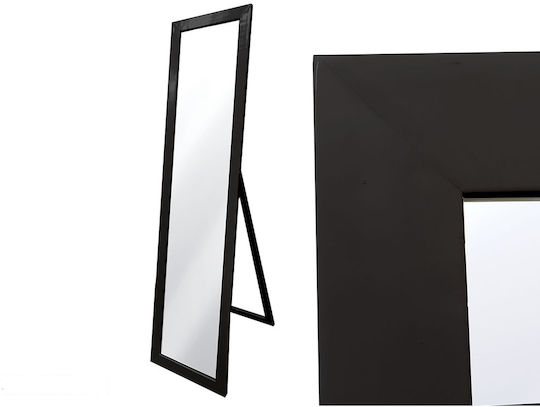 General Trade Floor Mirror with Black Wooden Frame 158x38cm