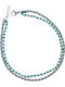 Theodora's Jewellery Stainless Steel Anklet Turquoise