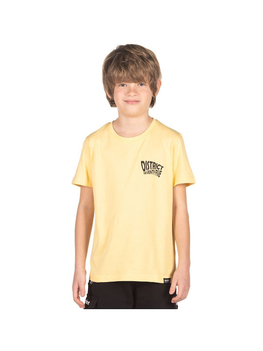 District75 Kids T-shirt Yellow