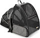 Animal Dog Carrying Black Backpack for 6kg Pets L40xW28xH28cm