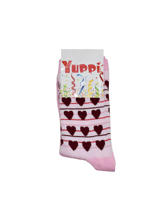 Yuppi Women's Socks Pink