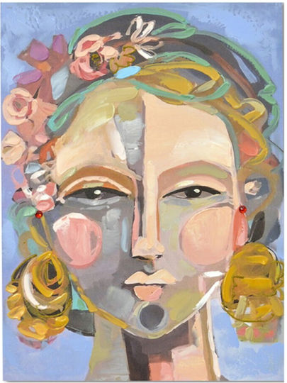 Inart ΓΥΝΑΙΚΕΙΑ ΦΙΓΟΥΡΑ Πίνακας σε Καμβά 60x80cm