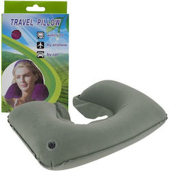 Inflatable Travel Pillow Gray