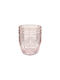 Butlers Glas Wasser aus Glas in Rosa Farbe Kelch 250ml