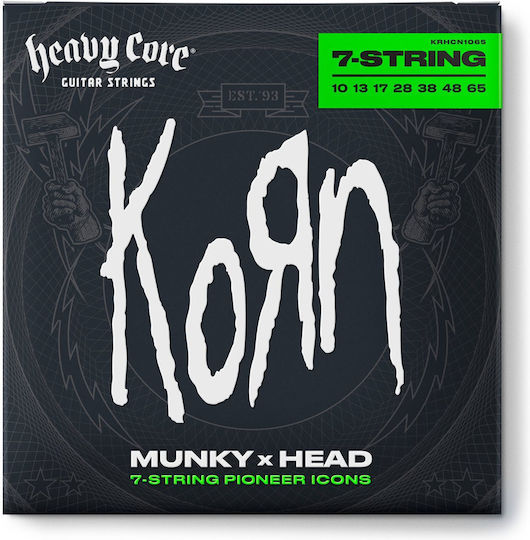 Dunlop Комплект Хорди за Електрическа китара Heavy Core 10 - 65"