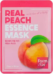 Farm Stay Real Peach Essence Μάσκα Προσώπου