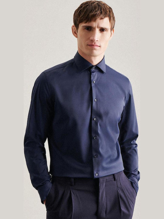 Long-sleeved Shirt Navy Blue