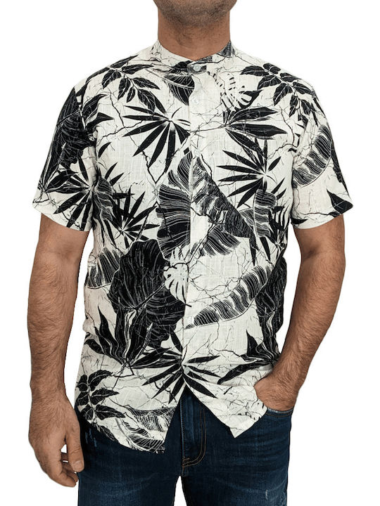 Grace Man Linen Shirt Black
