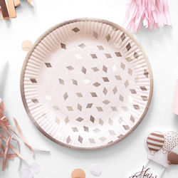 Amscan Eco Rose Gold Birthday Platte für Party ...
