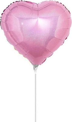 Balloon Foil Valentine's Day Heart Pink Shape 25cm