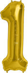 Ballon Folie Zahl 1 Gold 1 40cm