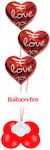 Μπαλόνια Καρδιές I Κόκκινα 45.7εκ. 3τμχ