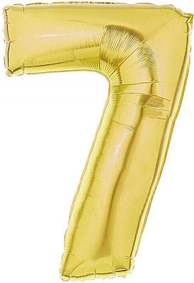 Balloon Foil Number 7 Gold 7 40cm