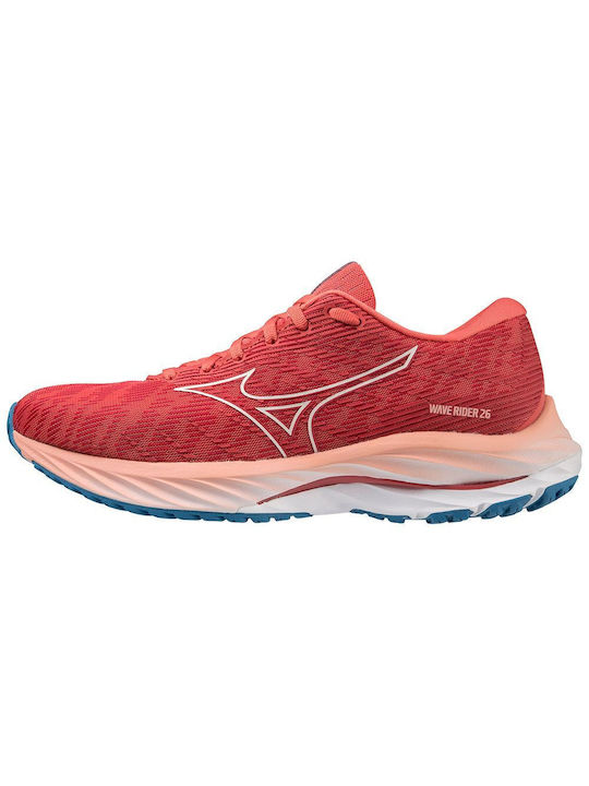 Mizuno Wave Rider 26 Sport Shoes Running Orange