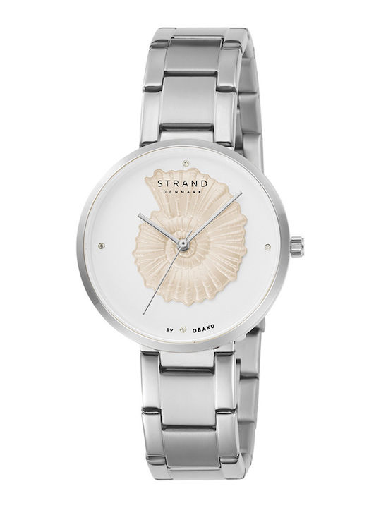 Strand by Obaku Women's Watch with Silver Metal Bracelet