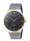 Strand by Obaku Women's Watch with Blue Metal Bracelet