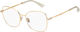 Jimmy Choo Weiblich Metallisch Brillenrahmen Schmetterling Gold JC286/G J5G