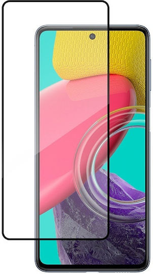 9H Adeziv complet Full Face Tempered Glass Negru (Galaxy M53 5G)