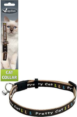 Papillon Cat Collar Brown