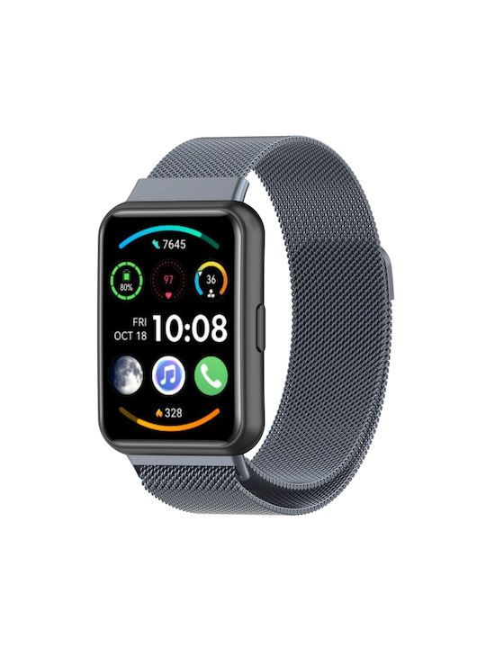 Milan Strap Stainless Steel Gray (Huawei Watch Fit 2)
