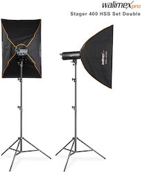 Walimex 400 HSS Set Doppel Beleuchtungssatz