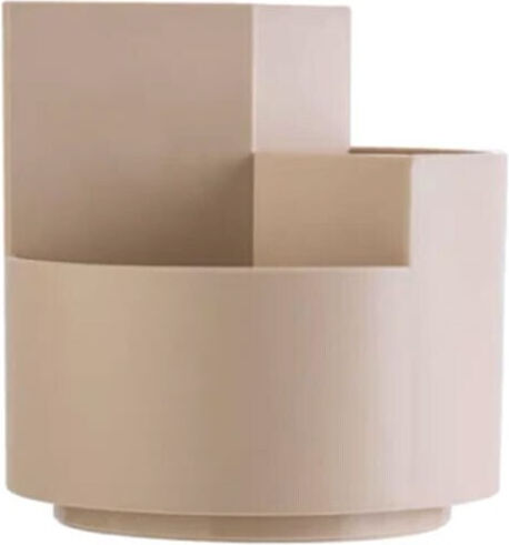 Plastic Office Organizer in Beige Color 11.6x11.6cm 1 Piece