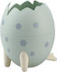 Plastic Pencil Holder in Green Colour 8x12cm 1 Piece