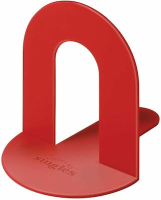 Plastic Bookend in Red Color 93006